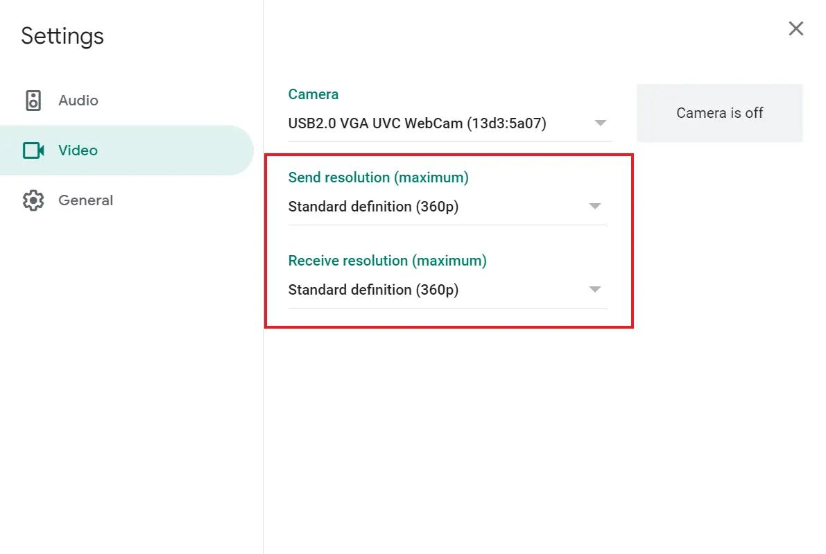 在Google Meet上節省數據