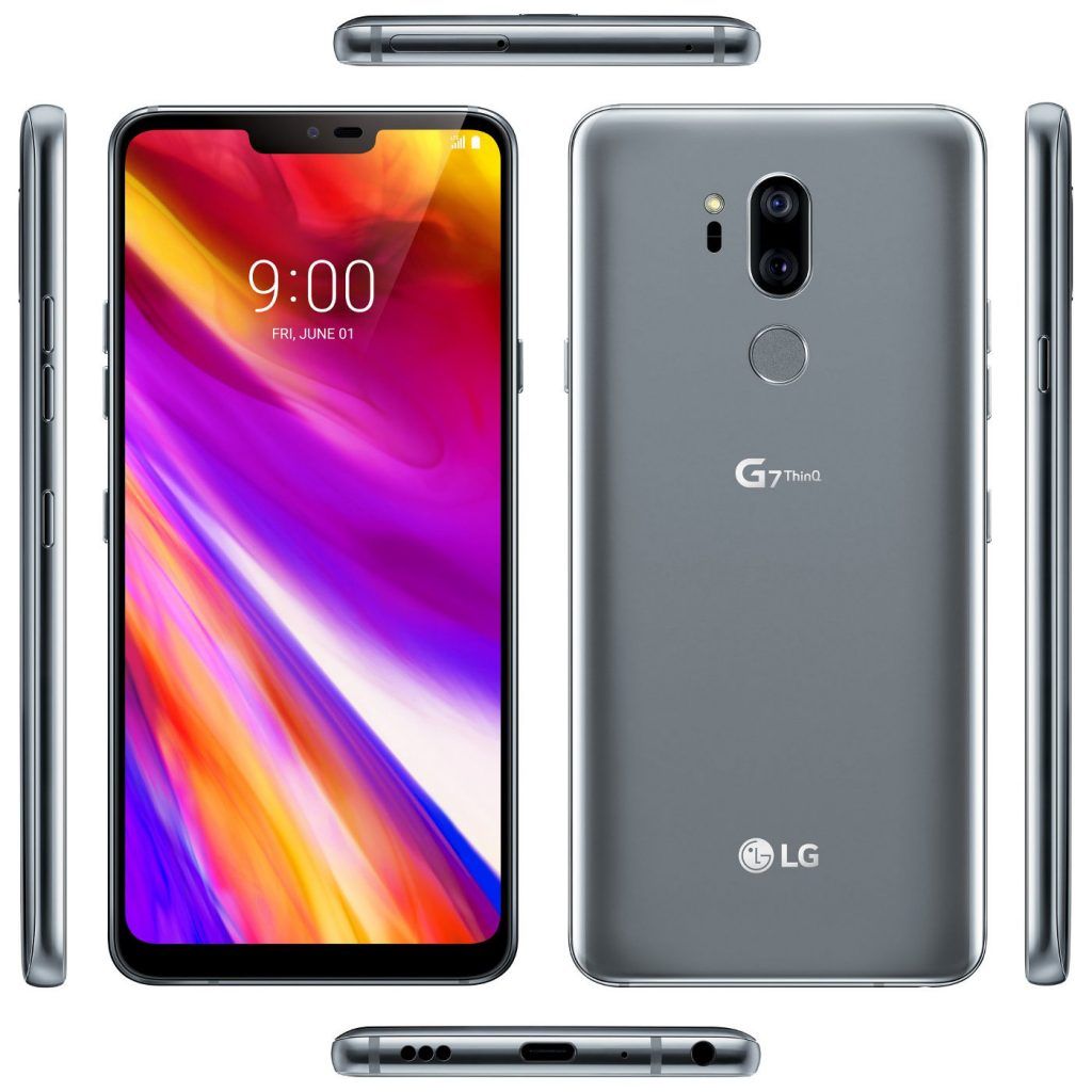 LG G7 ThinQ 按下圖片顯示 Google 助手按鈕，劉海設計