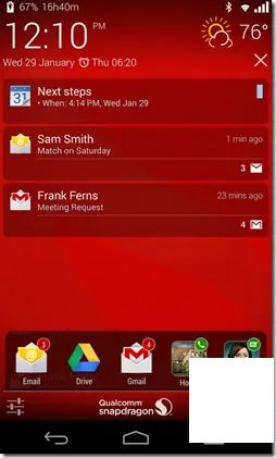 高通SnapdragonGlance應用程式於鎖屏現已在Playstore提供下載