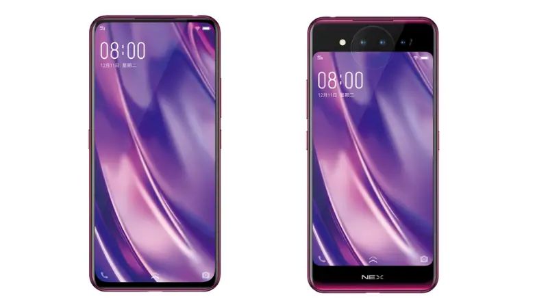 Vivo NEX 兩螢幕智慧型手機啟用10GB記憶體、TOF 3D 相機等更多功能