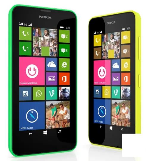 諾基亞 lumia 630雙卡版在印度上市，售價11,500印度盧比，單卡版售價10,500印度盧比。