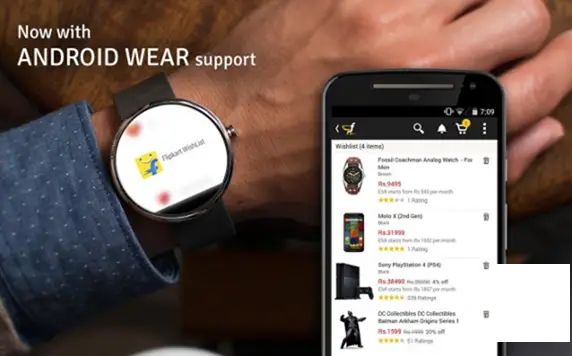 Flipkart Wishlist 是來自印度的第一個 Android Wear App