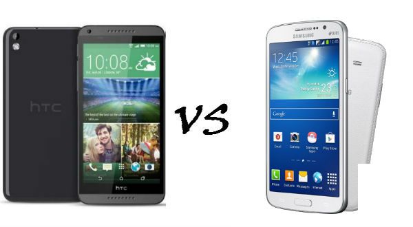 HTC Desire 816 對比 Samsung Galaxy Grand 2 比較概覽：顯示、攝影頭、硬體等更多