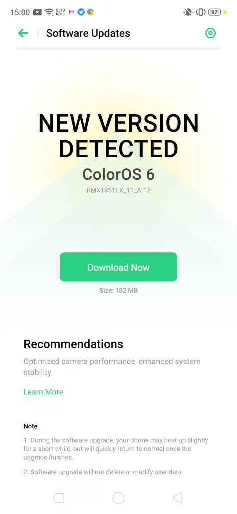 Realme 3 Pro 更新：ColorOS 6 更新、Android Q 更新及更多