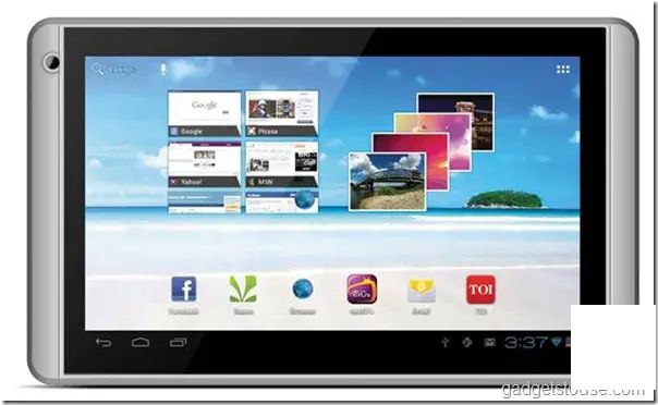 Videocon VT71–7吋Android冰淇淋平板父於RS. 4799 INR發布